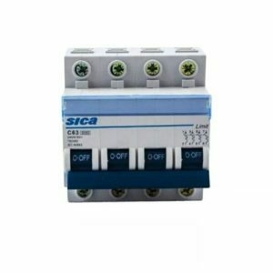 Llave Termica Termomagnetica Tetrapolar 4x63A 3kA "C" SICA - comprar online