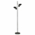 LAMPARA DE PIE 2 LUCES GU10 NEGRO TEXTURADO LINEA FASE (DB) - comprar online