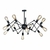 Artefacto colgar 12xE27 Anker "NEGRO" (LK) - comprar online