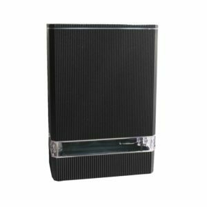 Aplique Pared de Exterior Unidireccional "ANKA SIMPLE" Negro Texturado - (AR) - comprar online