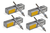 Kit X4 Bujias Renault Motor 1.9d F8q Original Hasta 2006