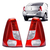Kit X2 Faros Trasero Izq Der Renault Logan Hasta 2010