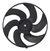 Paleta Electroventilador Renault Clio Megane Express 9 11 19 - comprar online