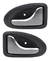 Juego X2 Manijas Cromada Renault Clio 2 Scenic P/varilla