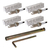 Juego Bujias + Llave Original Renault Clio 2 Mio 1.2 16v D4f