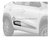 Calco Blanco Ancho Puerta Trasera Derecha Renault Kwid - comprar online
