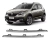 Juego Moldura Grilla Frente Renault Sandero Stepway Cromado