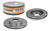 Kit 2 Discos Freno Renault Kangoo Megane 238mm Ventilado
