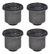 Kit X 4 Bujes Parrilla Inferior Renault Logan Sandero