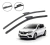 Juego Escobillas L/parabrisas Izq/der Renault Sandero 2014