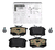 Juego Pastillas De Freno Traseras Megane 2 1.9 Dci Original