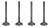 Kit X4 Valvulas Escape Renault Clio 1.6 Hasta 1999 - comprar online