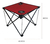 Mesa De Tela Plegable Con Portavasos Con Funda Roja Iael - tienda online