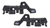 Juego Soportes Paragolpe Delantero Renault Megane 3 - comprar online