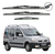 Kit X 3 Escobillas Renault Kangoo Sportway Hasta 2018