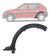 Moldura Guardabarro Tras Izquierdo Renault Sandero Stepway