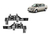 Juego Absorbedor Paragolpes Trasero Renault Clio 2 2008 2009
