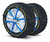 Juego Cadenas Tela Nieve Auto Rodado 215/55/17 Michelin Evo