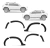Juego Fenders Renault Duster 2015/2021 Original (8 Piezas)