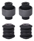 Kit X 4 Bujes De Parrilla Suspension Renault Kwid