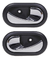 Kit X 2 Manija Interior Puerta Renault Logan Sandero Duster