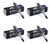 Kit X4 Bujias Renault Motor 1.6 16v H4m Eyquem