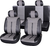 Funda Cubre Asiento Auto Universal Completa Cuerina N/g Iael
