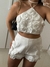 Conjunto flor na internet
