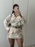 Short saia jeans nude - loja online