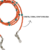 CORDINHA PARA ÓCULOS BEAT34 - CORAL na internet