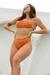 Biquíni Top e Calcinha Cintura Alta Laranja Le Paradis Vários em Um | REF: BKN8 - Bella-Essence