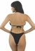 Biquini Cruzado Calcinha Lisa Preto Top | REF: BK110 - comprar online