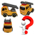 Caminhão de Construção com Fricção Sortido Shiny Toys 000980 - loja online