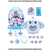 Rainbocorns Eggzania Frozen Mania Azul Fun F0240‑6 - Help Kids Brinquedos | Imaginação e Diversão!