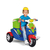 Triciclo Moto Uno Azul e Verde Calesita 1035 - loja online