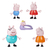 Conjunto Peppa Pig e Sua Família com Bebê Evie Hasbro G0506 na internet