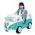 Carrinho de Passeio Kombina Azul Empurrador e Pedal Calesita 1029