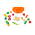Nutri Cozinha Frutinhas de Velcro Crec Crec Sortido Tateti 0303 - Help Kids Brinquedos | Imaginação e Diversão!