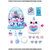 Rainbocorns Eggzania Frozen Mania Azul Fun F0240‑6 - comprar online