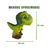 Dinossauro Jurassic World Baby Dinos T-Rex Verde com Mecanismo Pupee 1481 na internet