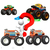 Hot Wheels Veículo Monster Trucks Escala 1:64 Sortido Mattel FYJ44 - Help Kids Brinquedos | Imaginação e Diversão!