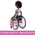 Boneca Barbie Fashionista Negra “Black Power” com Cadeira de Rodas Mattel HJT14 na internet