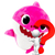 Pelúcia Musical Baby Shark Sortido Sunny 2352 na internet