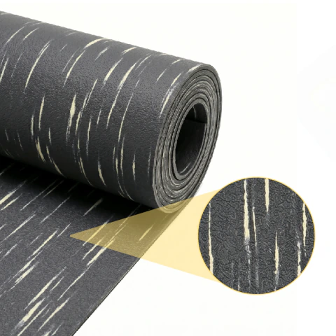 Piso de goma para colectivo 12,5m x 1m y 2,5mm de espesor
