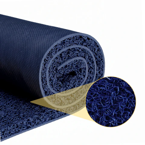 Rollo alfombra rulo alto transito 4m x 1,2m y 10mm de espesor Azul Marino