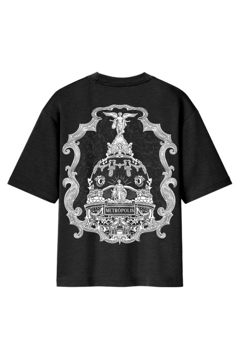 REMERA METROPOLIS NEGRA - comprar online