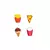 BORRACHA MINI FOODS 20UN TILIBRA - comprar online