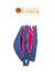 ESTOJO 2 COMPARTIMENTOS CRIKLE AZUL COM ROSA SESTINI - comprar online