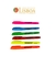 KIT MARCA TEXTO 6 CORES NEON MASTERPRINT na internet