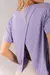 Blusa com Abertura Nas Costas (Lilás) - loja online